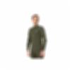 Herren-Winter-Thermo-Shirt Langarm in Grün mit Silberionen